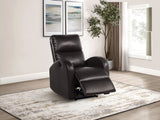 Grant Upholstered Power Recliner Chair Brown - Tampa Furniture Outlet