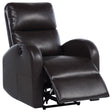 Tampa Furniture Outlet - Coaster - Grant Upholstered Power Recliner Chair Brown - 601500P