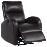 Tampa Furniture Outlet - Coaster - Grant Upholstered Power Recliner Chair Brown - 601500P