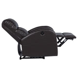 Grant Upholstered Power Recliner Chair Brown - Tampa Furniture Outlet