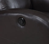Grant Upholstered Power Recliner Chair Brown - Tampa Furniture Outlet