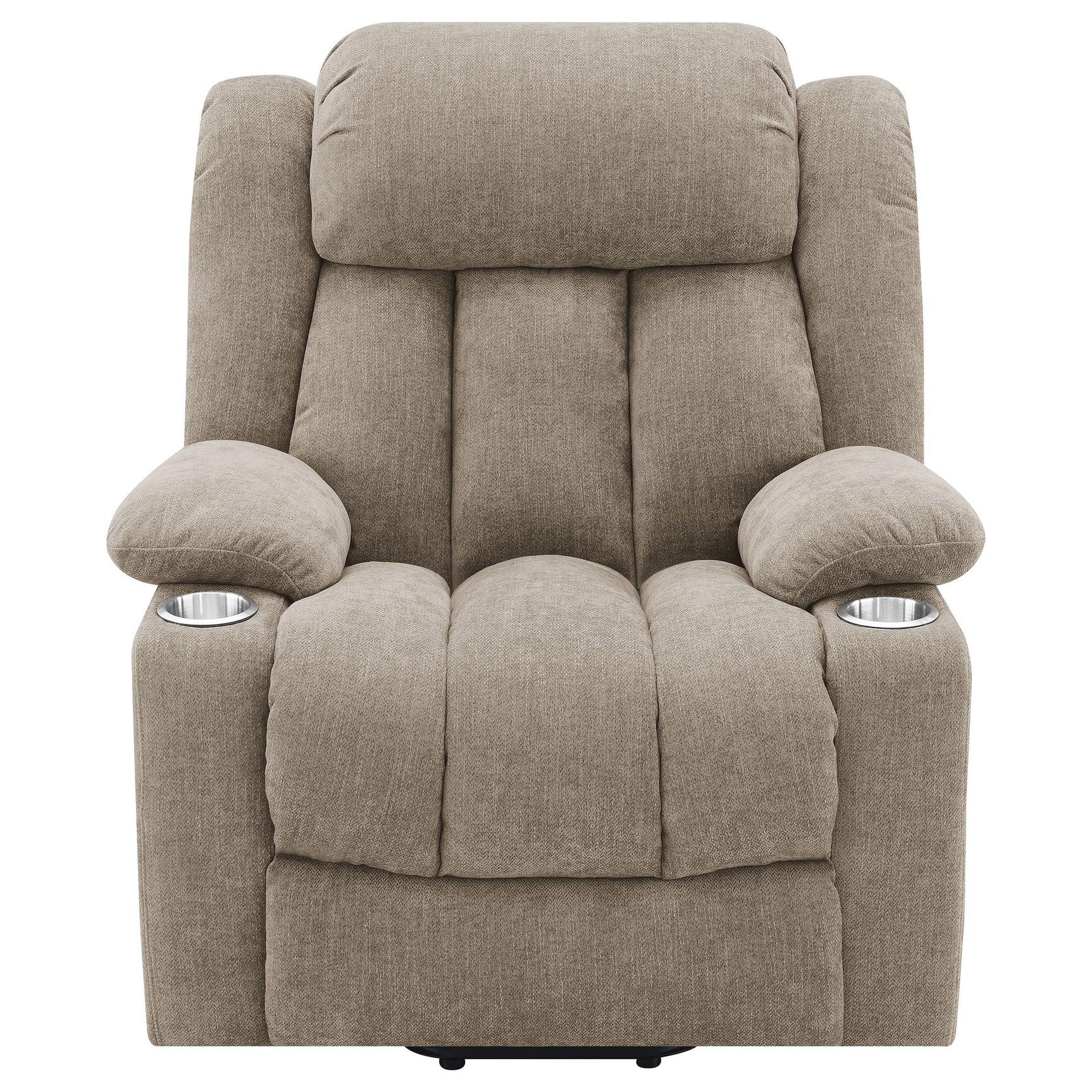 Houston Upholstered Power Lift Recliner Chair Camel - Tampa Furniture Outlet