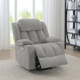Houston Upholstered Power Lift Recliner Grey - Tampa Furniture Outlet