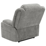 Houston Upholstered Power Lift Recliner Grey - Tampa Furniture Outlet