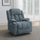 Houston Upholstered Power Lift Recliner Slate Blue - Tampa Furniture Outlet