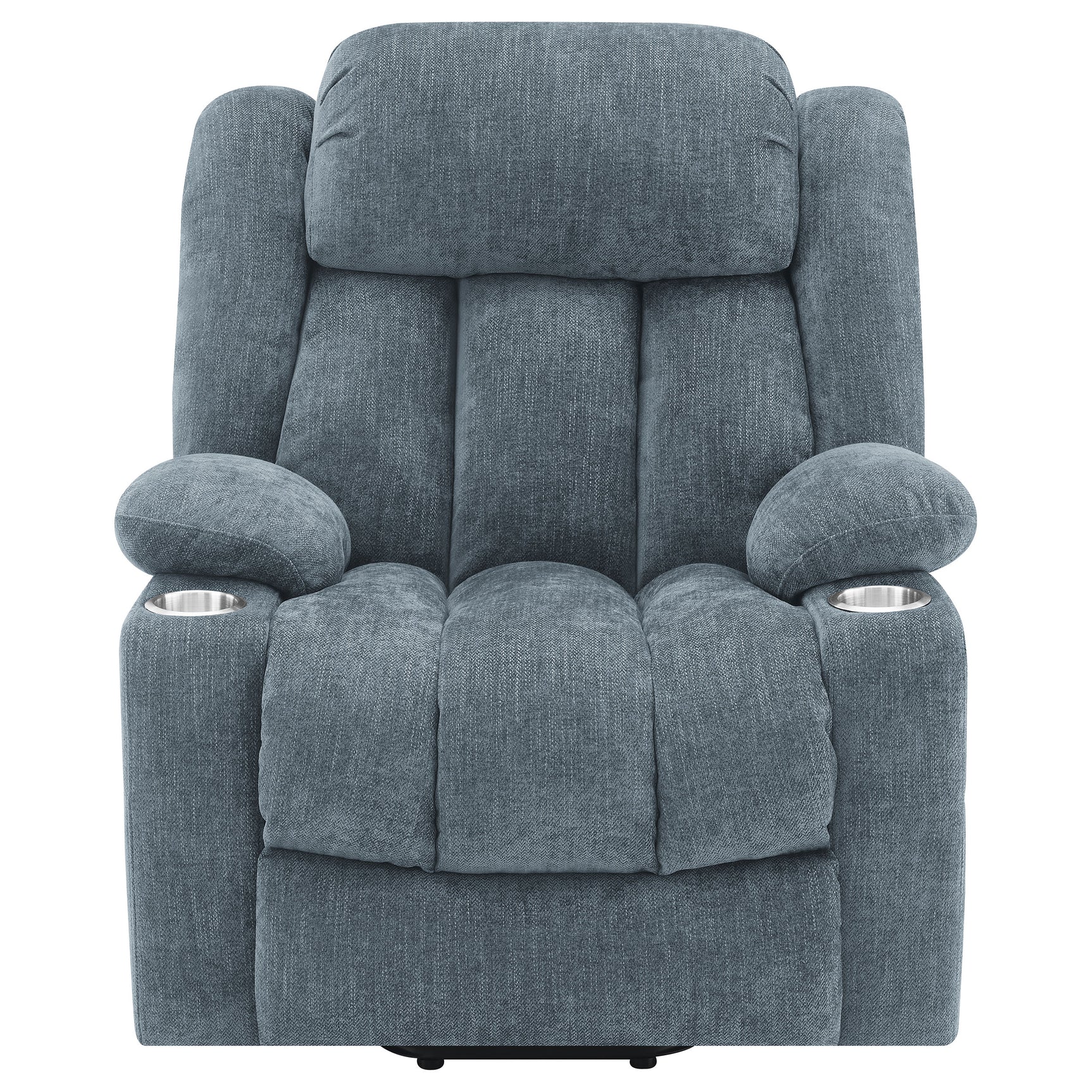 Houston Upholstered Power Lift Recliner Slate Blue - Tampa Furniture Outlet