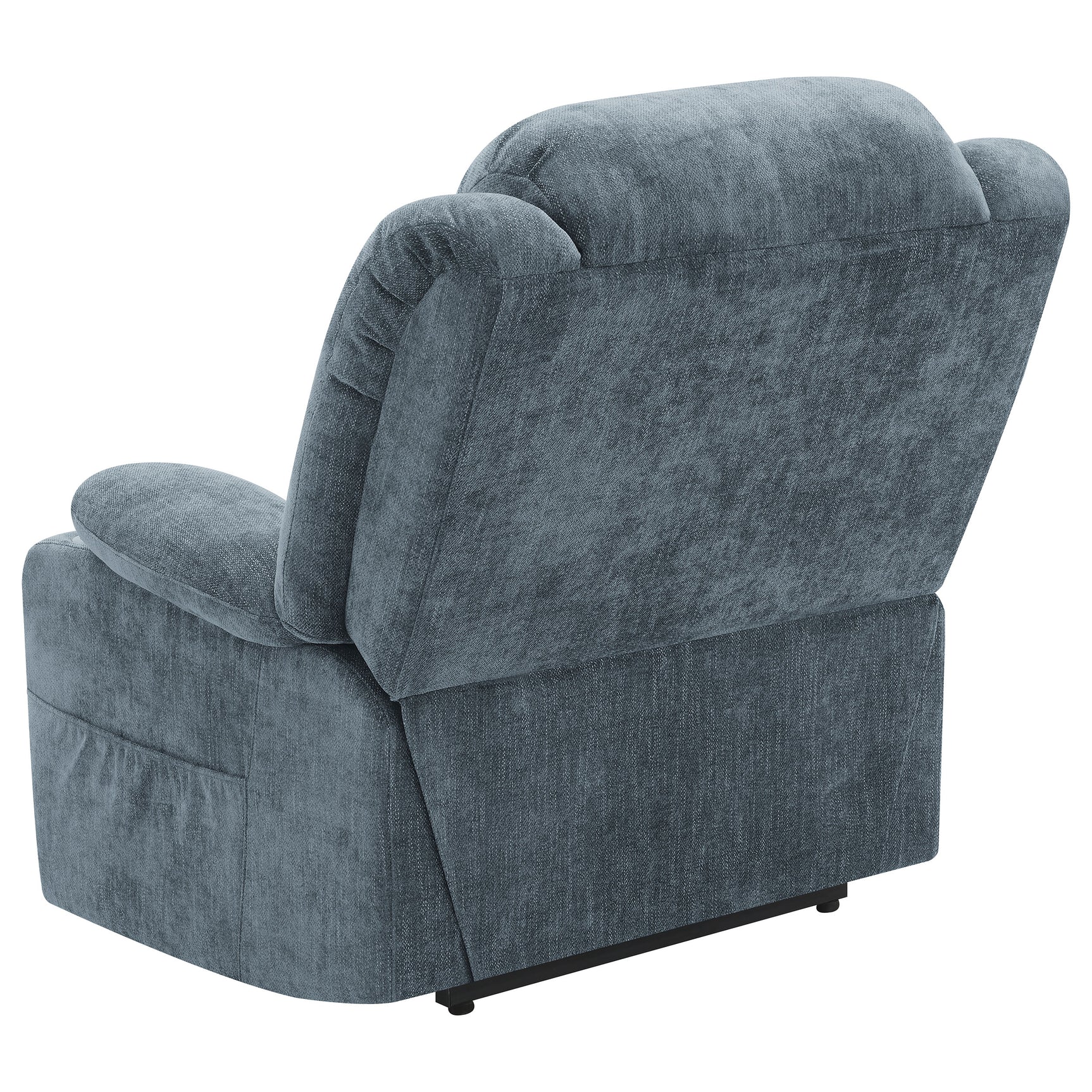 Houston Upholstered Power Lift Recliner Slate Blue - Tampa Furniture Outlet