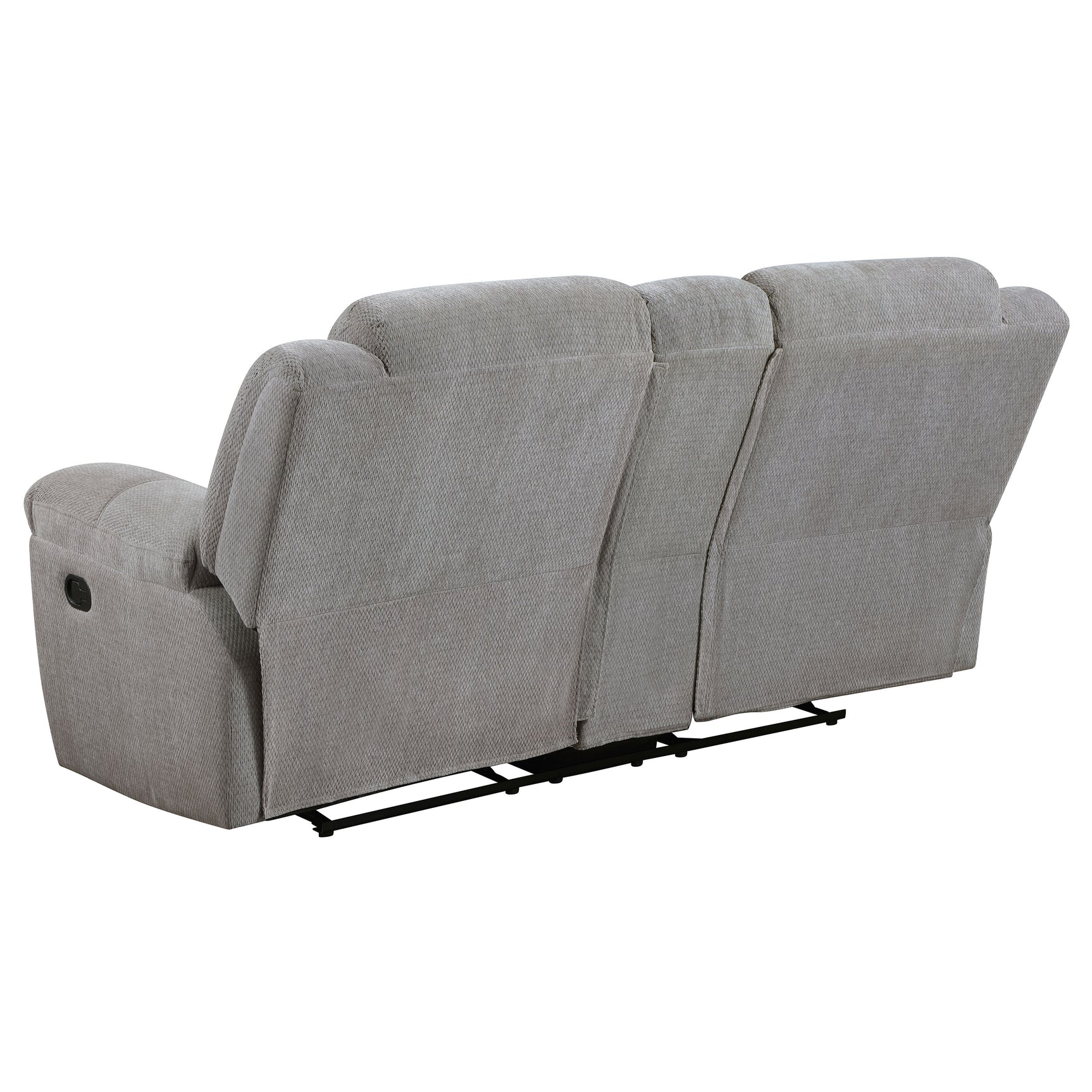Gilson 2-piece Chenille Upholstered Reclining Sofa Set Grey - Tampa Furniture Outlet