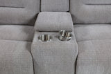 Gilson Chenille Upholstered Reclining Loveseat Grey - Tampa Furniture Outlet