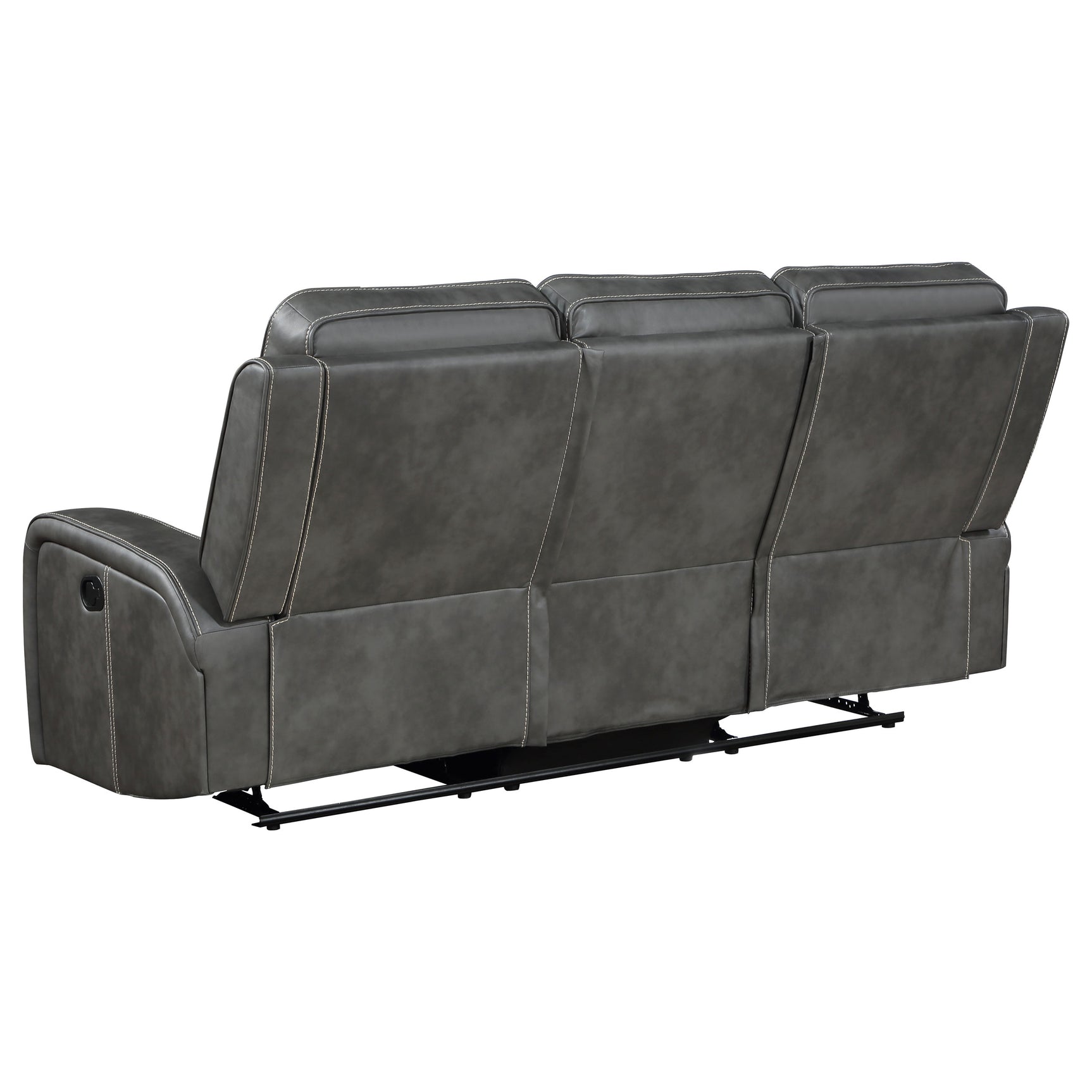 Raelynn 3-piece Upholstered Reclining Sofa Set Grey - Tampa Furniture Outlet