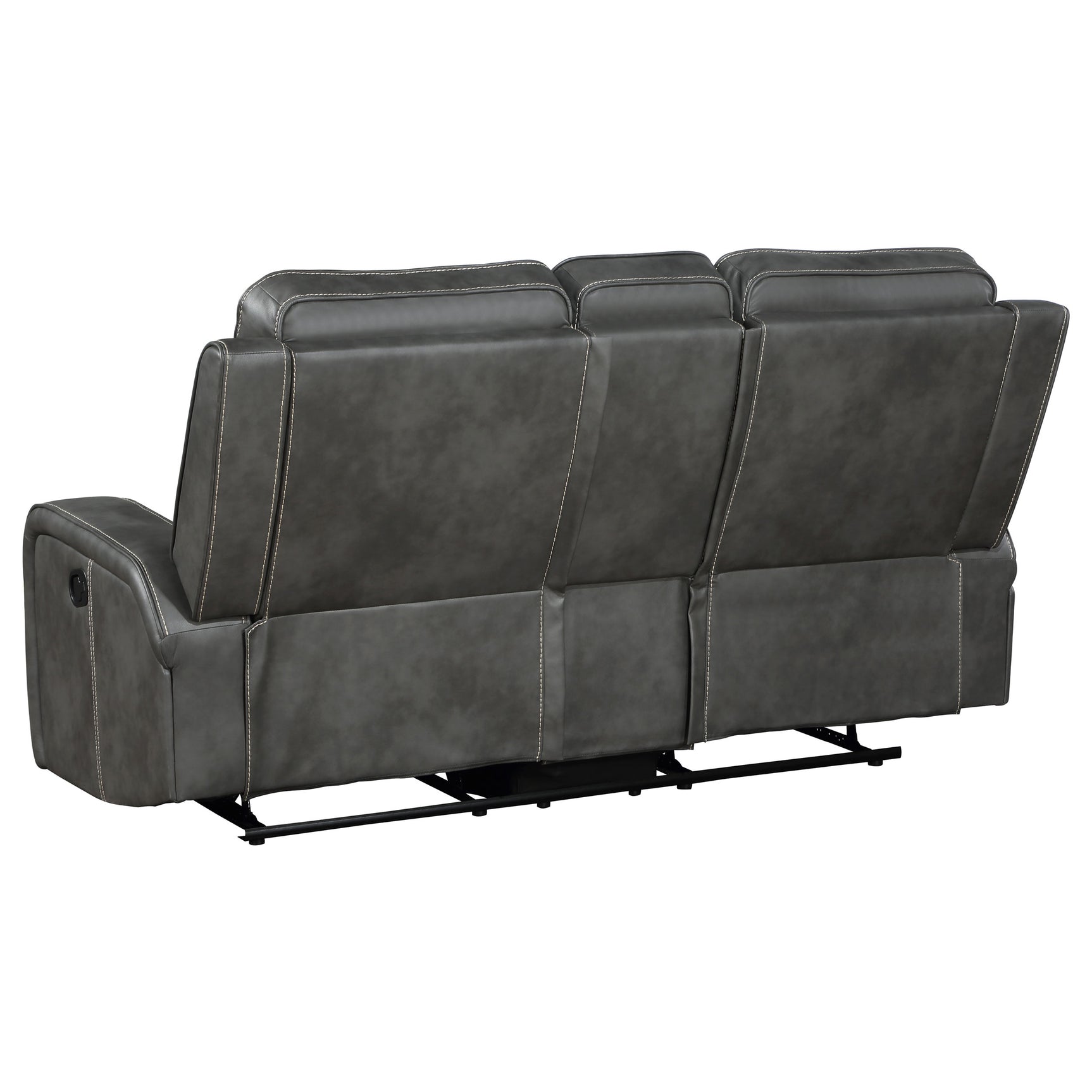 Raelynn 3-piece Upholstered Reclining Sofa Set Grey - Tampa Furniture Outlet