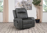 Raelynn Upholstered Power Lift Recliner Chair Grey - Tampa Furniture Outlet