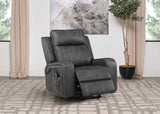 Raelynn Upholstered Power Lift Recliner Chair Grey - Tampa Furniture Outlet
