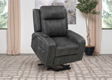 Raelynn Upholstered Power Lift Recliner Chair Grey - Tampa Furniture Outlet