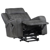 Raelynn Upholstered Power Lift Recliner Chair Grey - Tampa Furniture Outlet