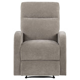 Hamilton Chenille Manual Recliner Sand