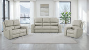 Tampa Furniture Outlet - Coaster - Brickston 3-piece Triple Power Reclining Sofa Set Grey - 603434PPP-S3