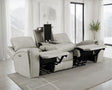 Tampa Furniture Outlet - Coaster - Brickston Triple Power Reclining Sofa Grey - 603434PPP