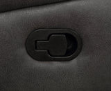 Lawrence Upholstered Padded Arm Glider Recliner Charcoal - Tampa Furniture Outlet