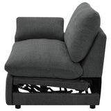 Collins Modular LAF Power Recliner Dark Grey - Tampa Furniture Outlet