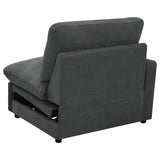 Collins Modular LAF Power Recliner Dark Grey - Tampa Furniture Outlet