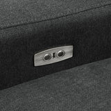 Collins 5-piece Modular Power Reclining Sectional Dark Grey - Tampa Furniture Outlet