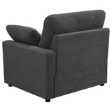 Collins Modular RAF Power Recliner Dark Grey - Tampa Furniture Outlet