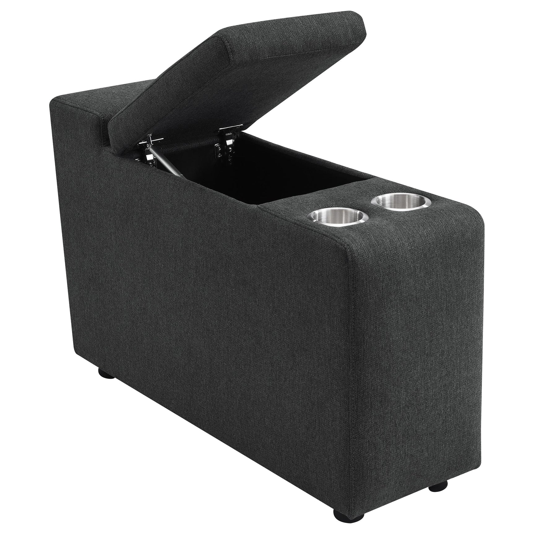 Collins 5-Piece Power Reclining Home Theater Seating Dark Grey - Tampa Furniture Outlet
