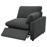 Collins Modular Power Sofa Dark Grey - Tampa Furniture Outlet