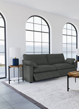 Collins Modular Power Loveseat Dark Grey - Tampa Furniture Outlet