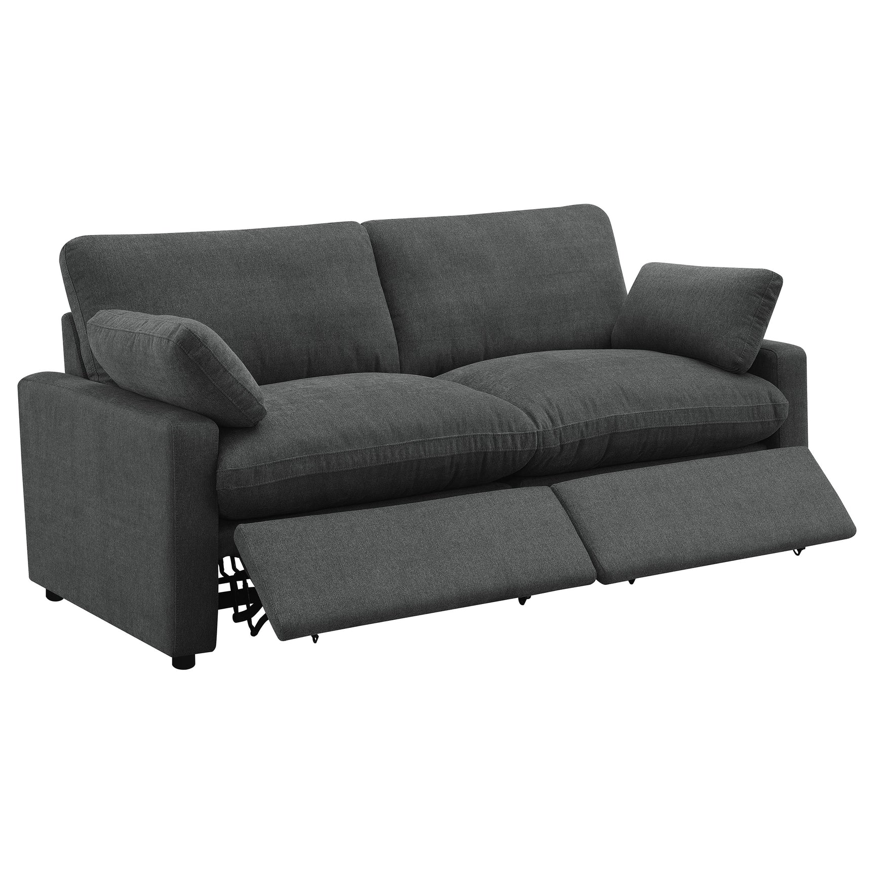 Collins Modular Power Loveseat Dark Grey - Tampa Furniture Outlet