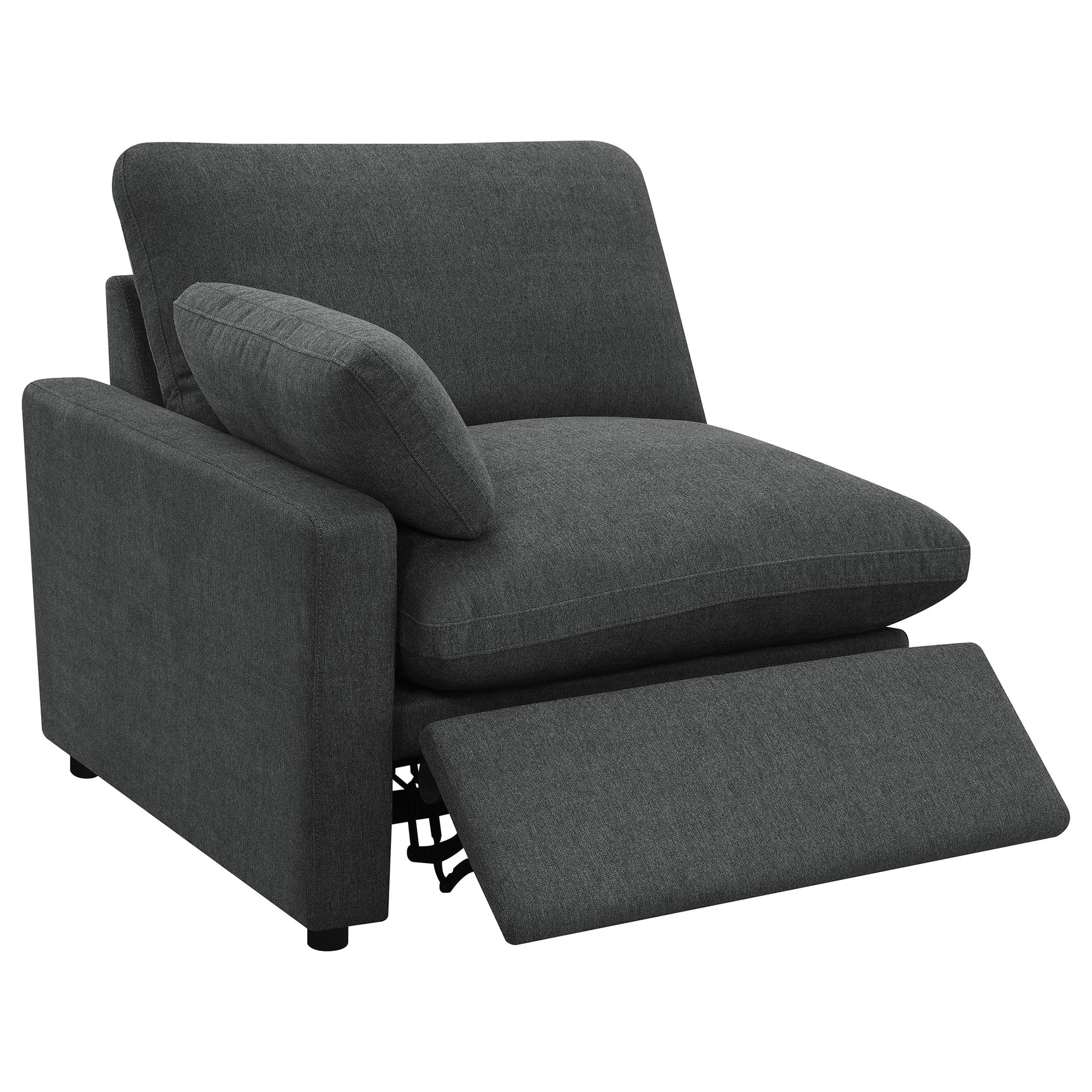Collins Modular Power Loveseat Dark Grey - Tampa Furniture Outlet