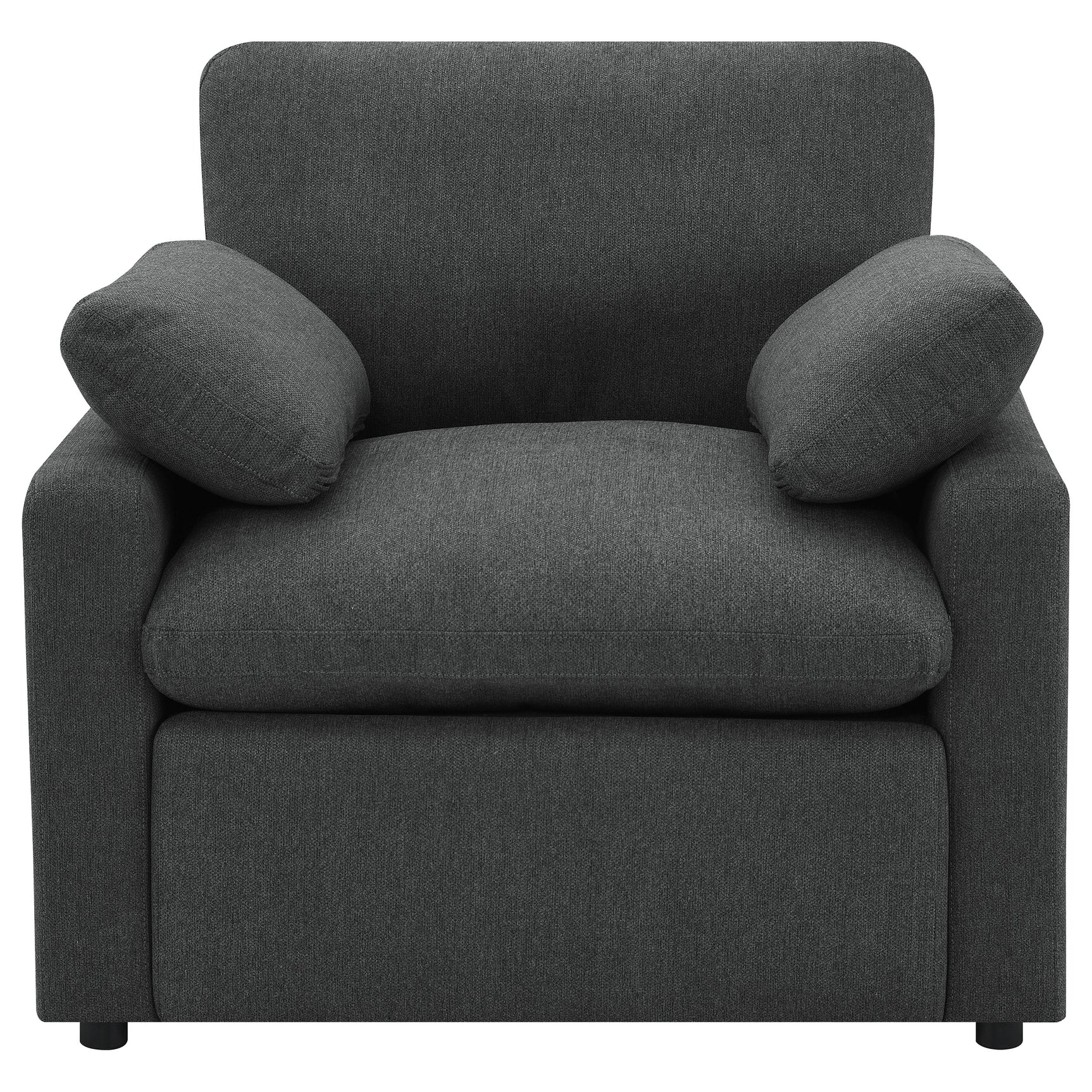 Collins Upholstered Power Recliner Chair Dark Grey - Tampa Furniture Outlet