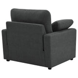 Collins Upholstered Power Recliner Chair Dark Grey - Tampa Furniture Outlet
