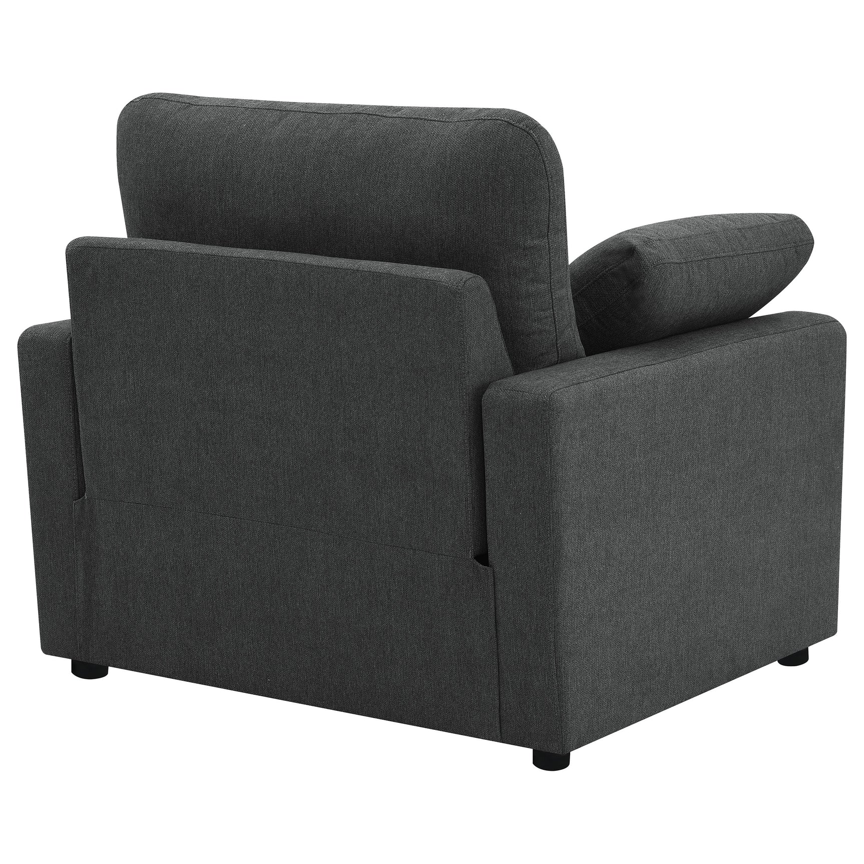 Collins Upholstered Power Recliner Chair Dark Grey - Tampa Furniture Outlet