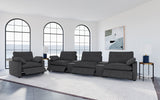 Collins Upholstered Power Recliner Chair Dark Grey - Tampa Furniture Outlet