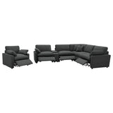 Collins Upholstered Power Recliner Chair Dark Grey - Tampa Furniture Outlet