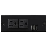 Bahrain 6-piece Modular Power Reclining Sectional Charcoal - Tampa Furniture Outlet