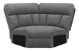 Tampa Furniture Outlet - Coaster - Bahrain Upholstered Wedge Charcoal - 609540WDG