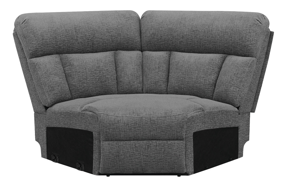 Tampa Furniture Outlet - Coaster - Bahrain Upholstered Wedge Charcoal - 609540WDG