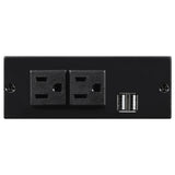 Bahrain 5-piece Power Home Theater Seating Charcoal - Tampa Furniture Outlet