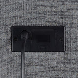 Bahrain Upholstered Power Sofa Charcoal - Tampa Furniture Outlet