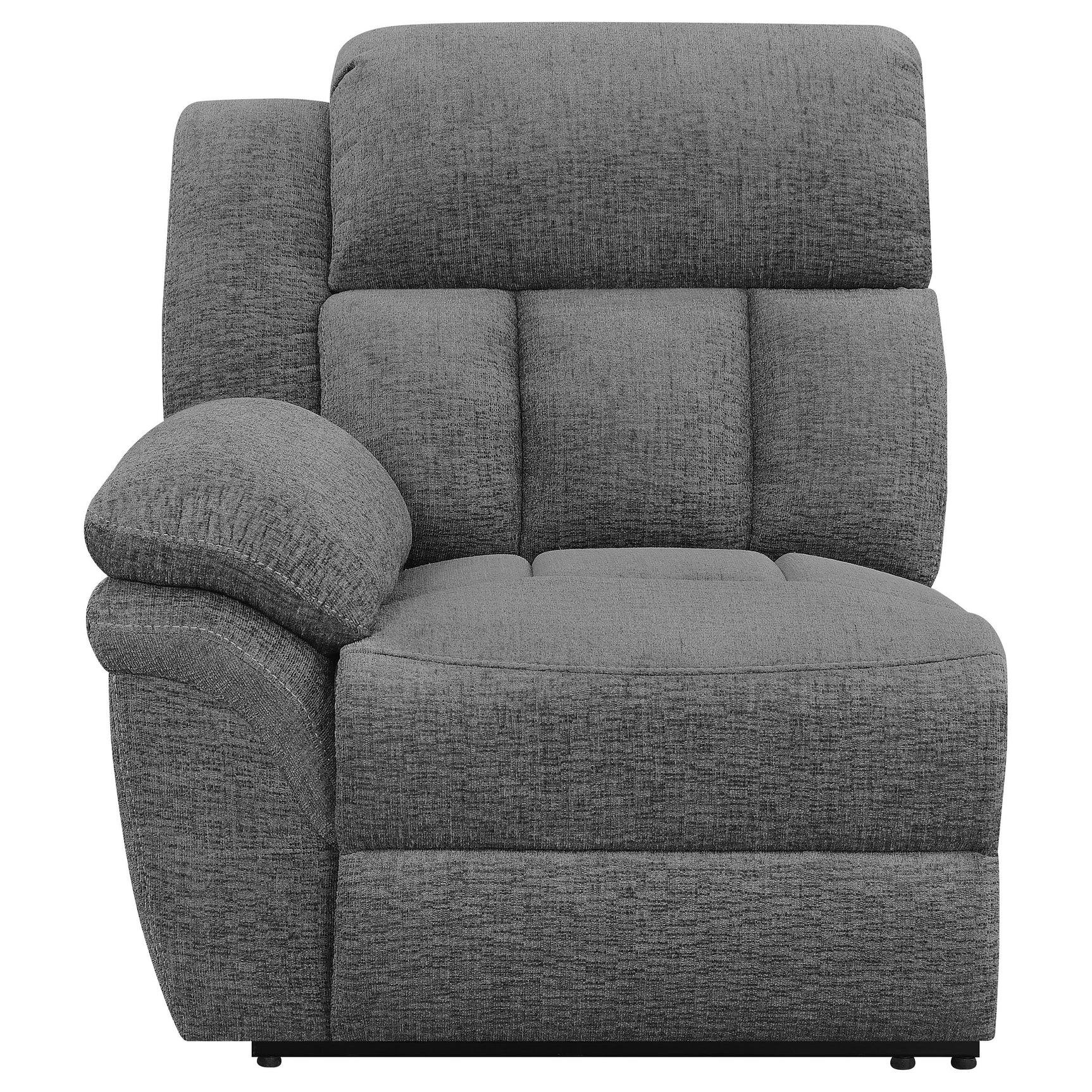 Bahrain 5-piece Upholstered Home Theater Seating Charcoal - Tampa Furniture Outlet