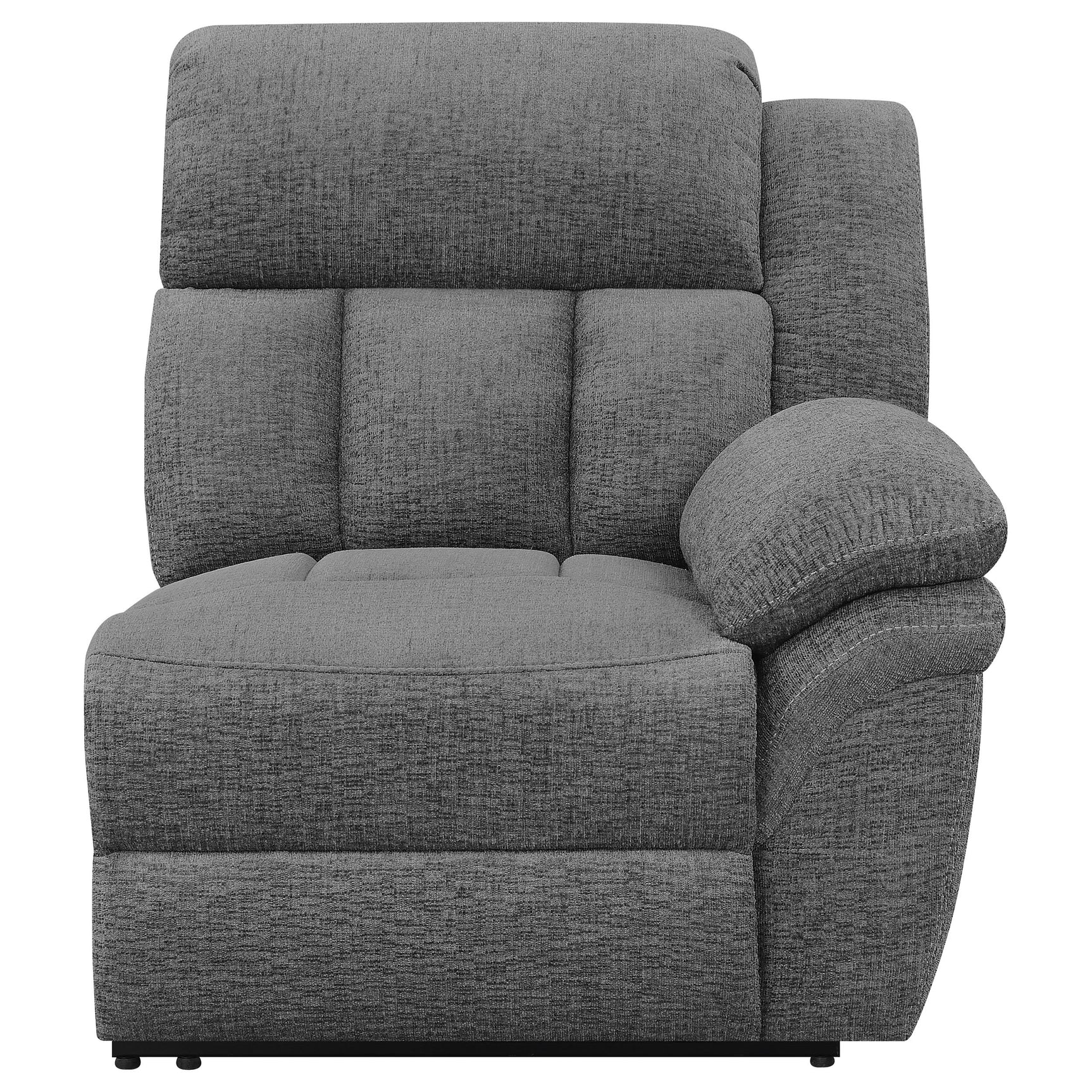 Bahrain 5-piece Upholstered Home Theater Seating Charcoal - Tampa Furniture Outlet