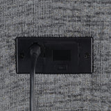 Bahrain 5-piece Upholstered Home Theater Seating Charcoal - Tampa Furniture Outlet