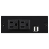 Bahrain 5-piece Upholstered Home Theater Seating Charcoal - Tampa Furniture Outlet