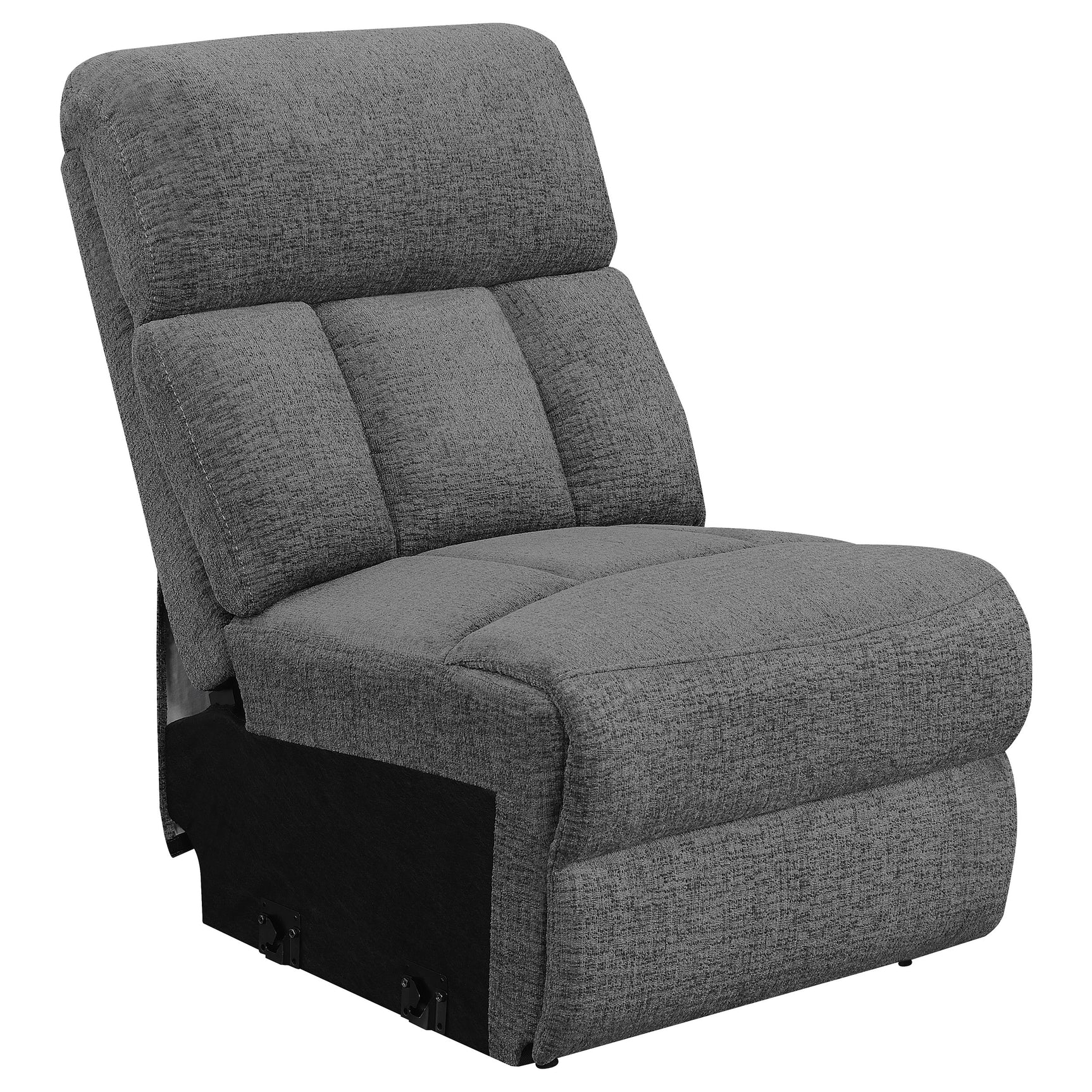 Bahrain Upholstered Motion Sofa Charcoal - Tampa Furniture Outlet
