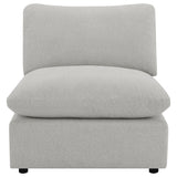 Collins Modular Power Armless Recliner Grey - Tampa Furniture Outlet
