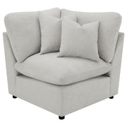 Tampa Furniture Outlet - Coaster - Collins Modular Corner Chair Grey - 609560CRN