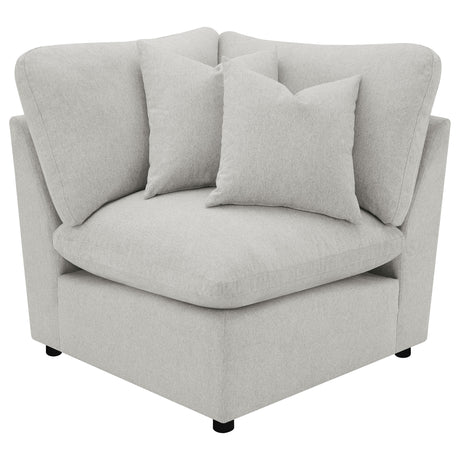 Tampa Furniture Outlet - Coaster - Collins Modular Corner Chair Grey - 609560CRN